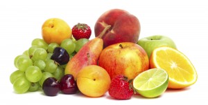fruta fresca en el trabajo