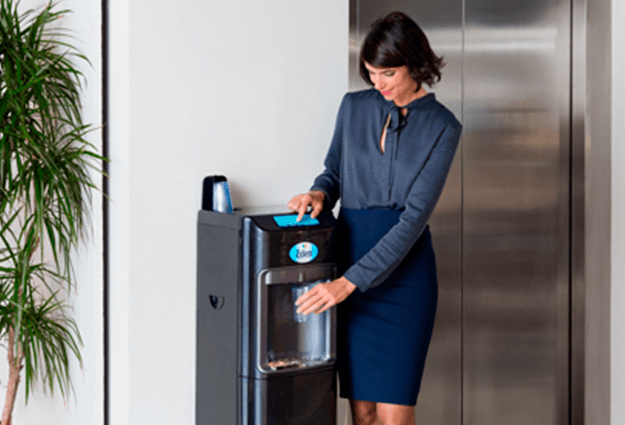 máquina de agua con sistema de filtración para empresas