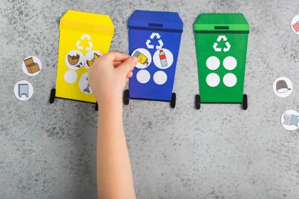 Ligadura Ingenieria popurrí Taller de reciclaje para niños
